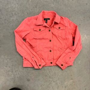 Pink Denim Jacket